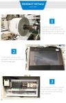 Automatic horizontal plastic film bags heat sealing machine continuous band