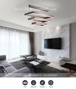 China LED Morden Fancy Creative Acrylic Chandelier For Home Coffee Color factory