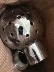 2.5" DN65 Crystal Ball Water Fountain Jet Nozzle Pressure 100Kpa