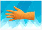 Non Powdered Surgical Hand Gloves Strong Abrasion Resistance Strong Tolerance
