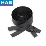 Black Nylon Waterproof Zipper #8 #10 Water Resistant Zipper For Waterproof