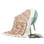 Christmas Customized Printed Sherpa Throw Soft Cozy Plush Fleece Blankets for