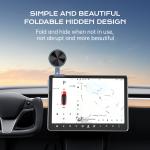 Iphone 15 Pro Max Charger Magnetic Wireless Car Phone Holder With Metal Running