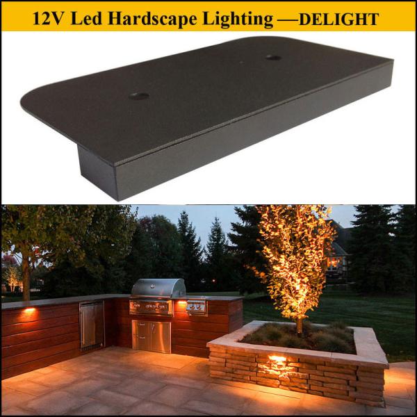 Undercover LED Hardscape Lighting for Retaining Walls Lights Led Under Rail
