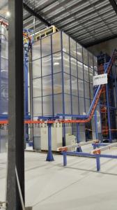 China Surface Treatment Equipment Of Aluminium Profiles Scheme Vertical Powder Coating Line factory