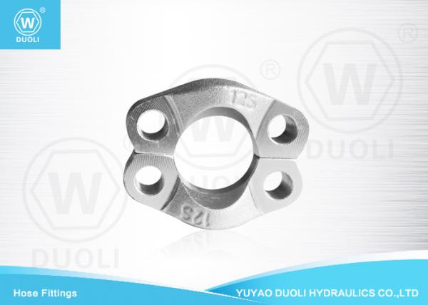 SAE J518 Hydraulic Split Pipe Flange Clamp ISO 6162 , Hydraulic Hose Connectors