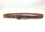 Elegant Women's Fashion Leather Belts , Solid Color Girl Dress Belt With Anti -