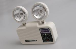China 2*3w Battery Operated Indoor Halogen Emergency Light Wall Mounted factory