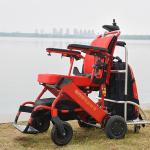 Black 18KG ISO13485 Lightweight Wheelchair Foldable