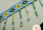 Tassel Fringe Trim Fabric Fringe for Costume Pillow Curtains, handmade beaded