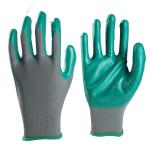 Custom Nitrile Coating Firm Grip Work GlovesNitrile Work Gloves Cotton Shell