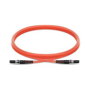 China PVC 850nm SMA Fiber Optic OM1 MultiMode Duplex Ceramic Ferrule factory