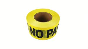 China High Flexibility Waterproof Segregation Caution Tape 1000ft Length 3in Width 1.6mil Thickness factory