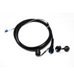 PE, LSZH Waterproof Duplex IP67 ODVA -LC Fiber Optic Patch Cable