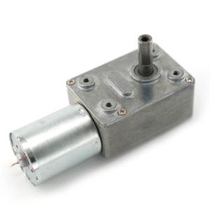 China Low Speed Turbo Worm Geared Motor 12V 24V High Torque Worm Gearbox factory