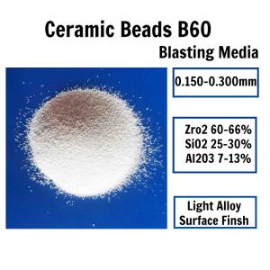 China B60 Zirconia Ceramic Bead Blasting For Mold Cleaning factory