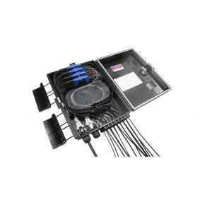 China FTTH 16 Port Fiber Optic Terminal Box 1x8 1x16 PLC Splitte Fiber Optic Distribution Box factory