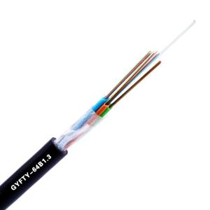 China Anti Rodent Non Metallic Fiber Optic Cable Stranded Loose Tube GYFTY FRP Strength factory