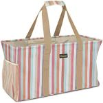 BALEINE EXTRA LARGE UTILITY TOTE BAG WITH WIRE FRAME FOR STORAGE (BLUE, 16.5'