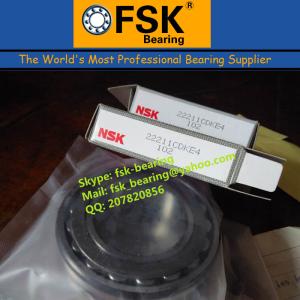 China Cheap Spherical Roller Bearings 55*100*25mm NSK 22211CDKE4 factory