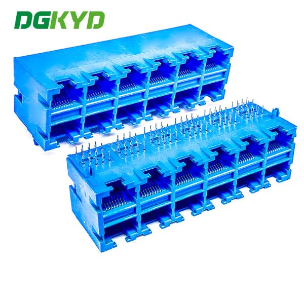 DGKYD59212688IWD1DY1G022 2x6 Multi Port RJ45 Connector Without Lamp / Filter