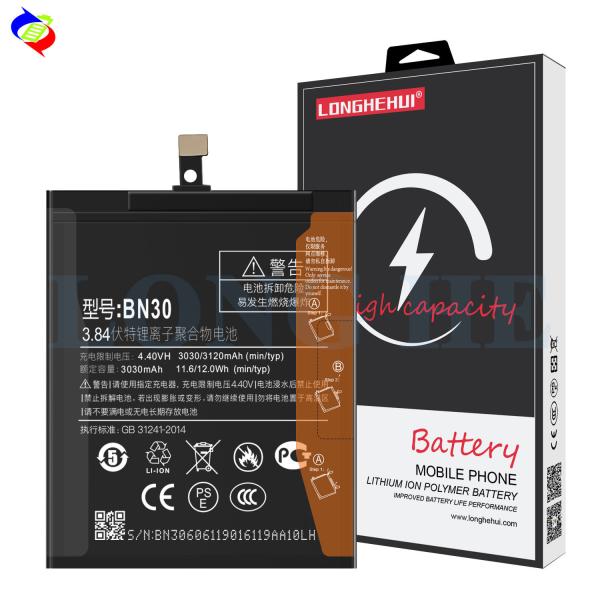 3120mAh BN30 Replacement Battery for Xiaomi Redmi 4A White Original Capacity