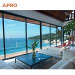 Aluminum Alloy Sliding Glass Door Customization Powder-coated Aluminum Folding