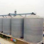 5000m3 Mondes Spiral Steel Silo , Galvanized Steel Grain Silo Storage