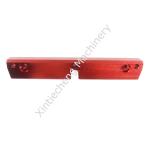 Antirust CNC Precision Turned Parts Red Spray Painting Parts ISO9001