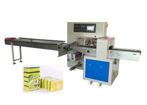 China Automatic Pillow Flow Packing Machine , Daily Necessary Flow Wrap Machine factory