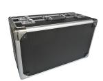 Double Opened Aluminum Hard Case With Black Diamond Panel