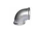 Banded Malleable Iron Elbow 90 Degree Galvanised Iron Pipe Fittings Lightweight