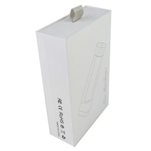 Glossy Cardboard Perfume Case Box Sliding With Metallic Silver Printing