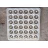 Buy cheap White Plastic Concrete Spacer Molds 25 * 25 * 6cm For Construction Abrasion from wholesalers