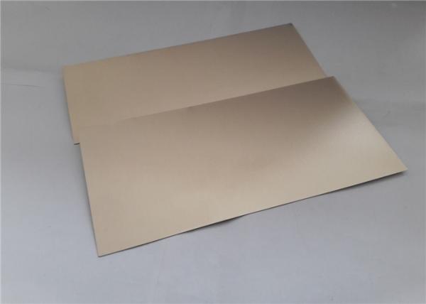 Satin Surface Appearance Painted Aluminum Sheets , Satin Anodised Aluminium