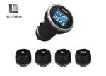 8-30 V Wireless Tire Pressure Monitoring System 4 External Sensors For Car