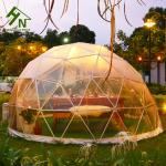 Tear Resistant Outdoor Igloo Tent Clear Dome Restaurant Music Bar Domo With LED