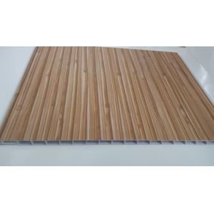 Banboo Pattern PVC Ceiling Panels PVC Building Materials Panel Ceiling