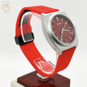 China China Factory Outlet Bright Color Sporty Silicone Strap Watch With Buckle Clasp 30M Water Resistance factory