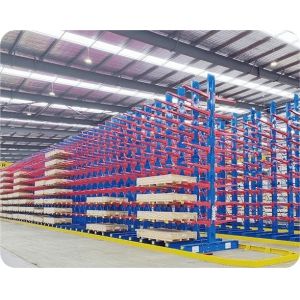 Multi Tier Structure Warehouse Cantilever Racking Boltless Assembly Custom