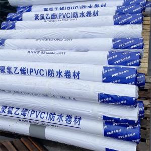 China Industrial And Civil Buildings 80 Mil Pvc Roofing Membrane 2m Width factory