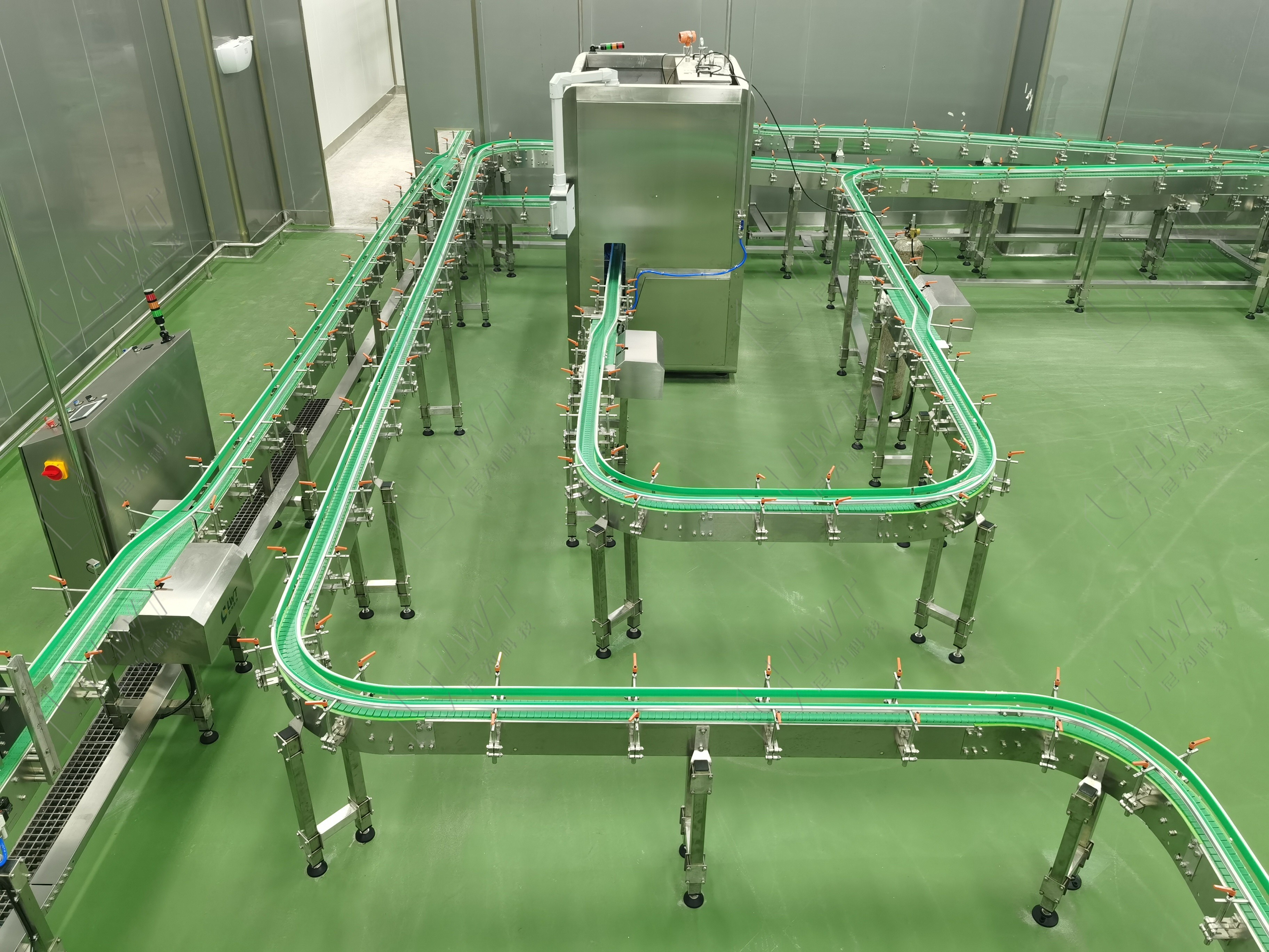 Customized Chain Conveyors Systems Belt Transfer