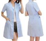 60 Cotton 40 Polyester Hospital Uniforms White Lab Coat For Women
