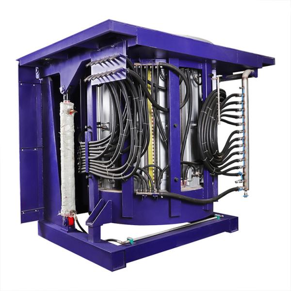 Copper Steel Industrial Metal Melting Furnace 160kw Aluminum Iron Melting