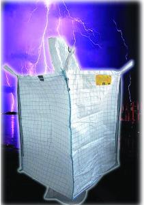 China Conductive groundable big bags FIBC for dyes chemical powders flammable goods factory