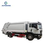 Electric Compressed Garbage Truck With Automatic Transmission Euro 3 Emission