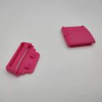 Curved PVC POM 38mm Side Release Buckle For Handbags