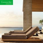 Modern Sun Loungers for Luxury Resort Chaise at Hotel Patio Outdoor Pool Teak