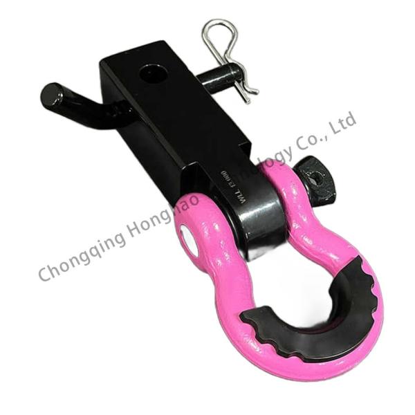 Heavy Duty Forged Off Road Bow Shackle 3/4 Inch Pink Yellow Black Custom