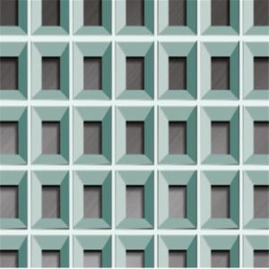 China Sound Absorption Aluminum Grid Ceiling Pyramid Open Cell Ceiling System factory